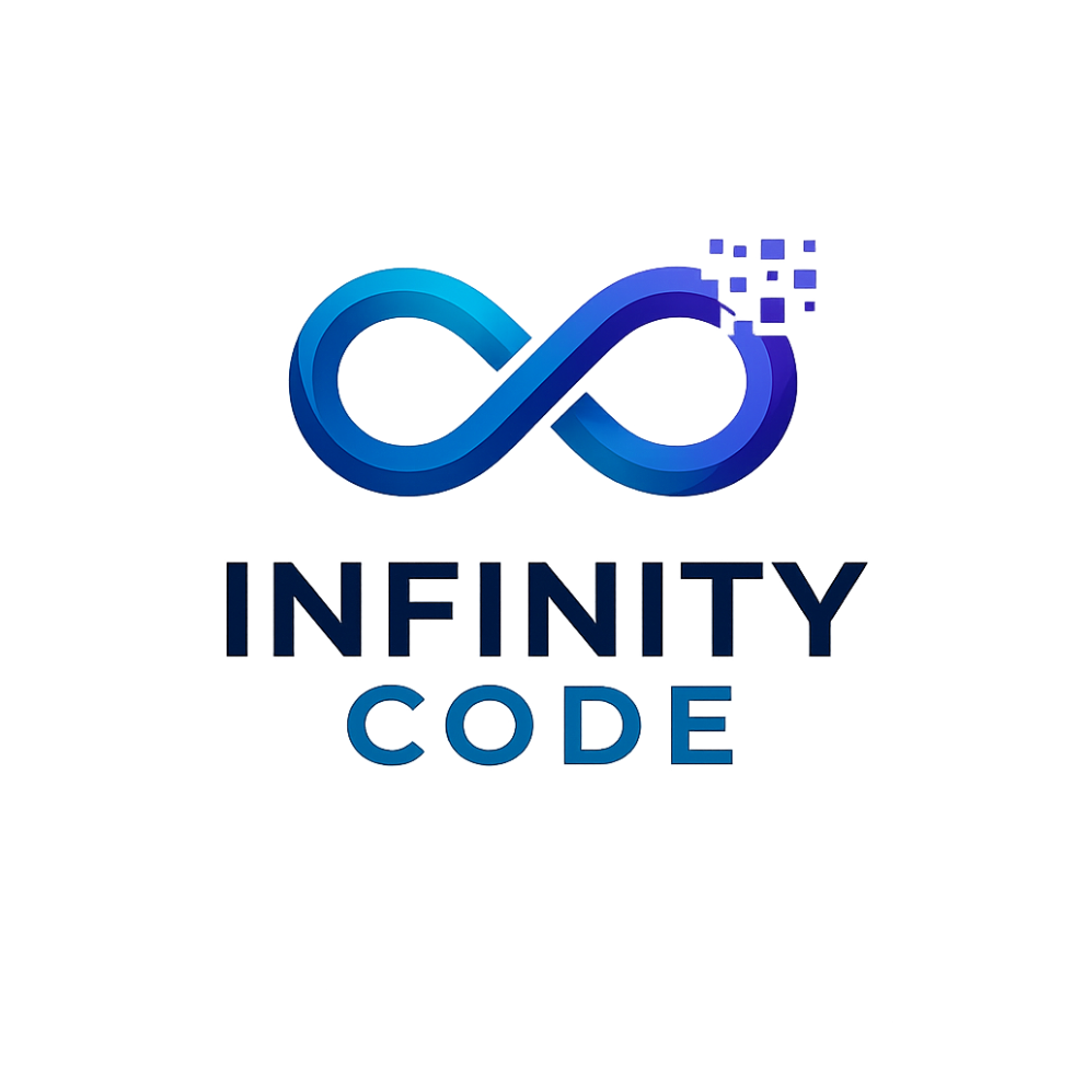 Logo da Infinity Code / Agência de landing page / site